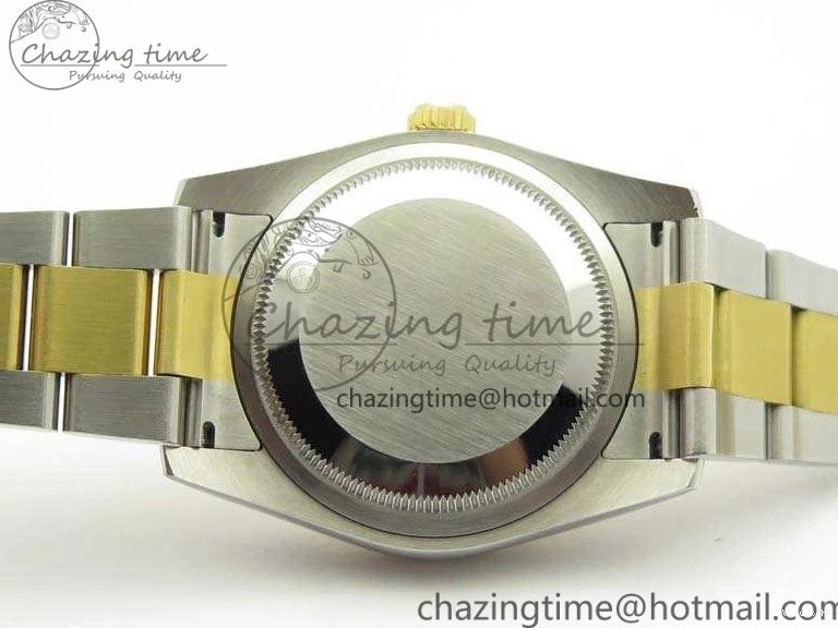 116234 36mm Oyster DJF YG Datejust Edition 1:1 Bracelet V2 Dial On SA3135 Fluted SS White Best Com 1129